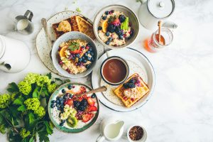 Yummy, tempting, healthy food